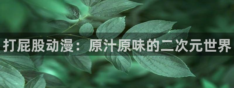 91动漫下载app：打屁股动漫：原汁原味的二次元世界